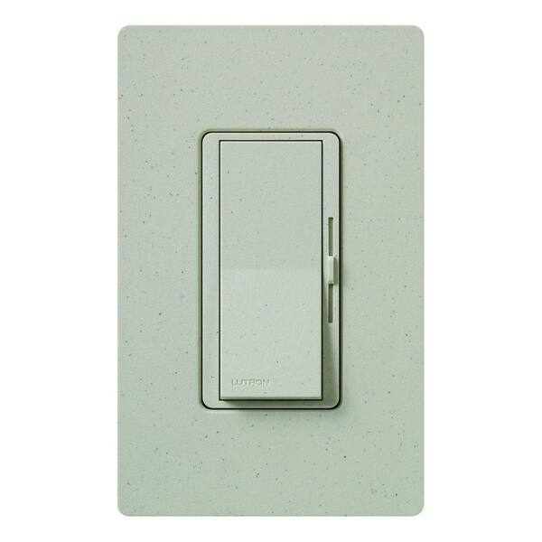 Lutron Diva Dimmer Switch for Incandescent and Halogen Bulbs, 600-Watt/Single Pole or 3-Way, Stone (DVSC-603P-ST)