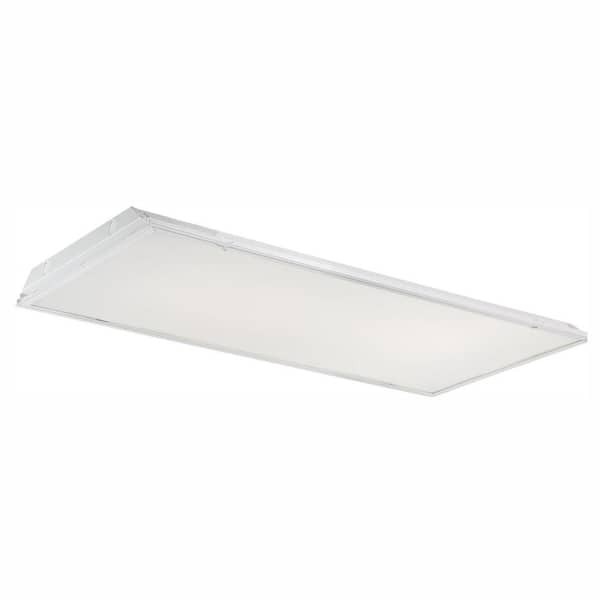Commercial Electric 2 ft. x 4 ft. 128-Watt Equivalent Integrated LED White Troffer, 4000K