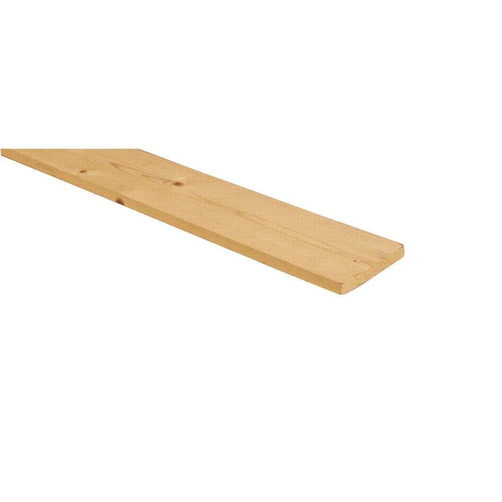 1 in. x 8 in. x 12 ft. #2 Knotty Southern Yellow Pine #105 Board ...