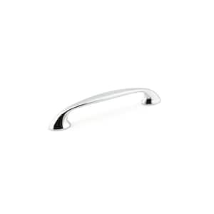 Montreal Collection 5 1/16 in. (128 mm) Chrome Transitional Curved Cabinet Arch Pull