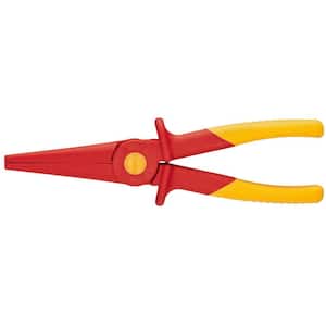 8-3/4 in. 1,000-Volt Insulated Flat Nose Plastic Pliers