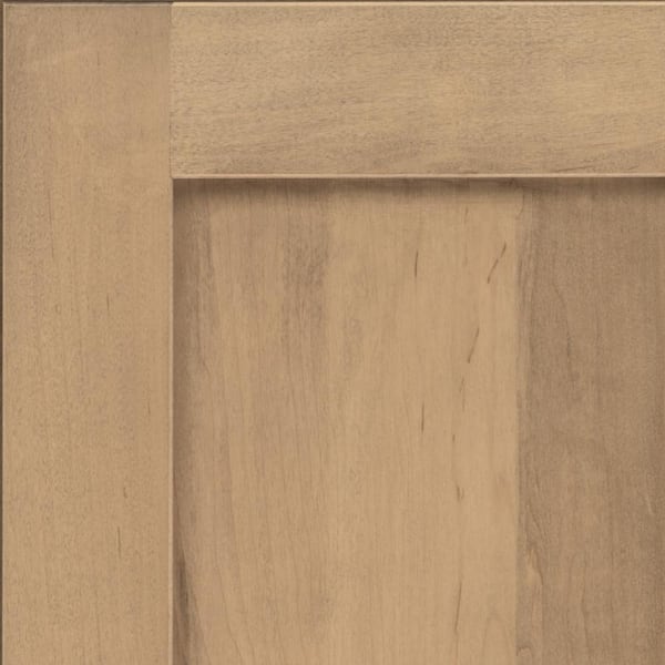 KraftMaid Hayward 7 5/16 in. W x 3/4 in. D x 7 5/16 in. H Quarter Cabinet Door Sample in Wicker