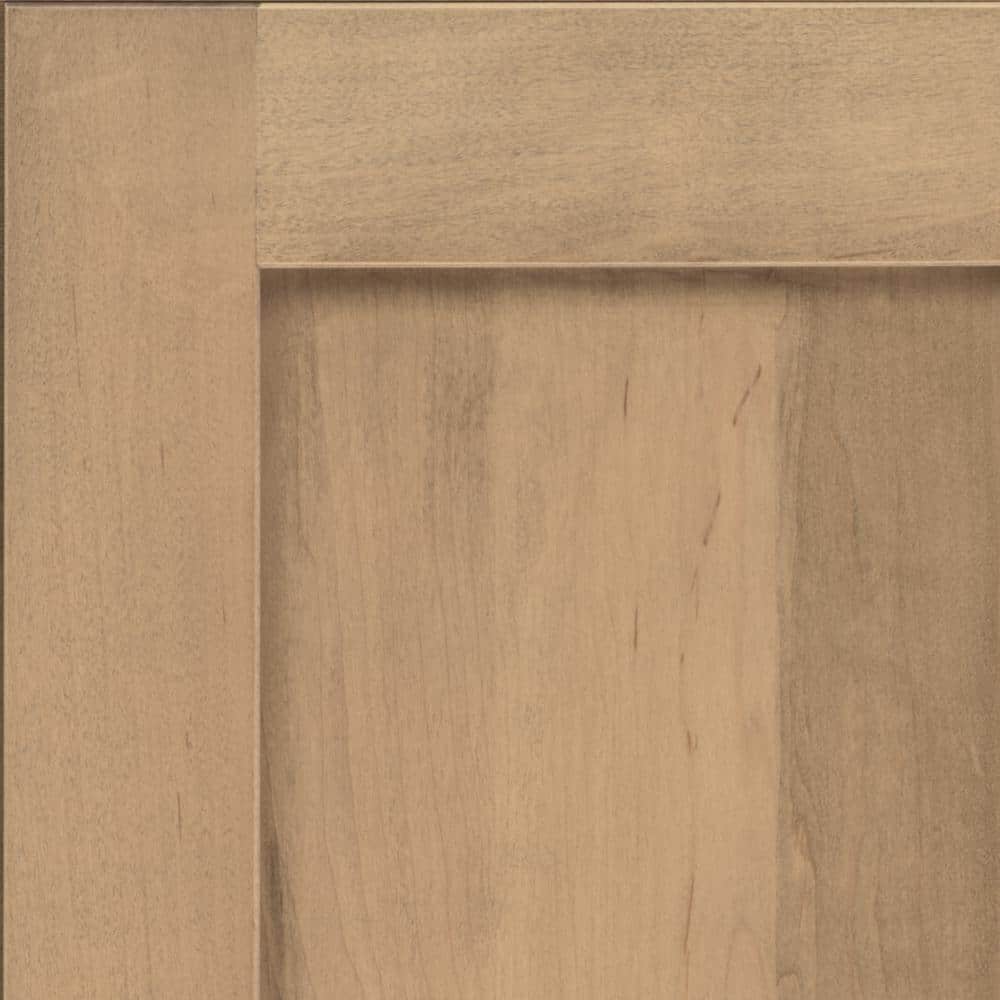 7.3125-in. W x 0.75-in. D x 7.3125-in. H. Hayward Cabinet Door Sample in Wicker