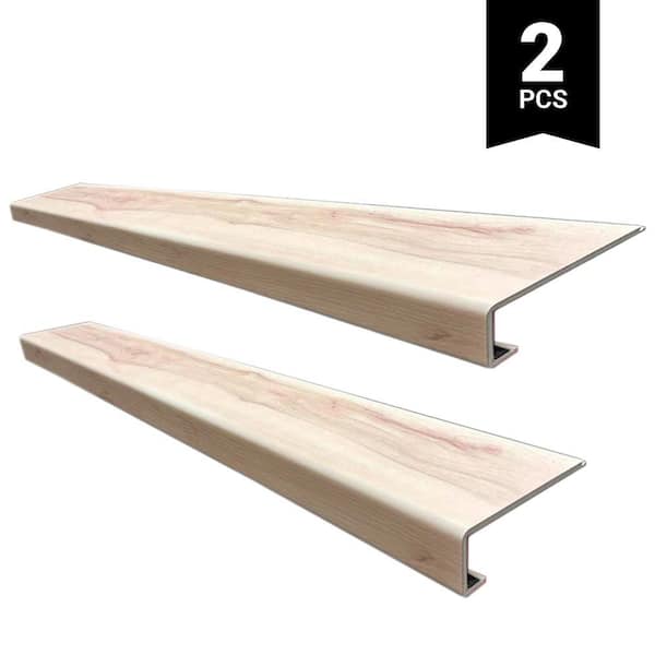 STEPSOLUTION Navarra Maple Stair Tread Molding Square Exact