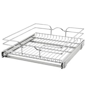 18 in. x 20 in. Single Kitchen Cabinet Pull Out Wire Basket