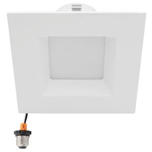 4 in. 5 CCT Dimmable Retrofit Recessed LED Downlight 800 Lumens Color Selectable 2700K/3000K/3500K/4000K/5000K