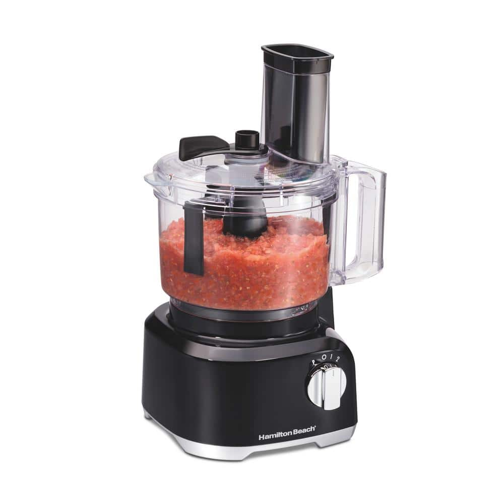 Hamilton Beach 8 Cup 2 Speed and Pulse Black Food Processor with 2  attachments 70743 - The Home Depot