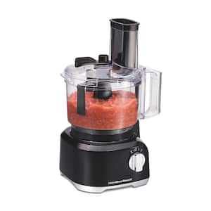 8 Cup 2 Speed and Pulse Black Food Processor with 2 attachments