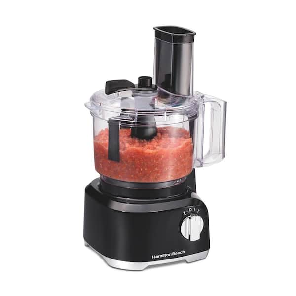 Hamilton Beach 8 Cup 2 Speed and Pulse Black Food Processor with 2 attachments