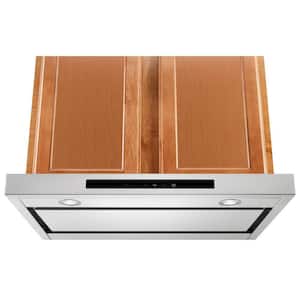 30 in. Low Profile Under Cabinet Ventilation Range Hood with Light in Stainless Steel