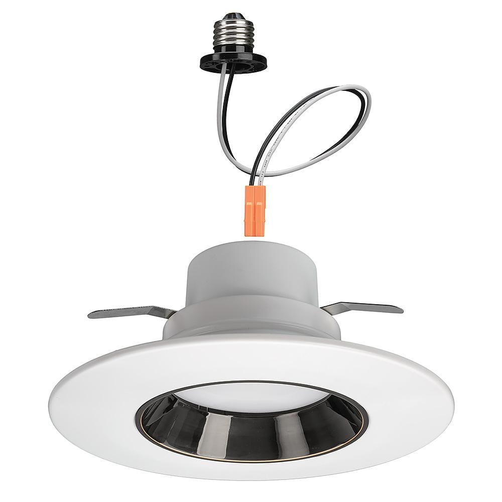 5"/6" White Brushed Nickel LED Recessed Downlight with Interchangeable Trims