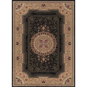 Ankara Chateau Black 4 ft. x 5 ft. Area Rug