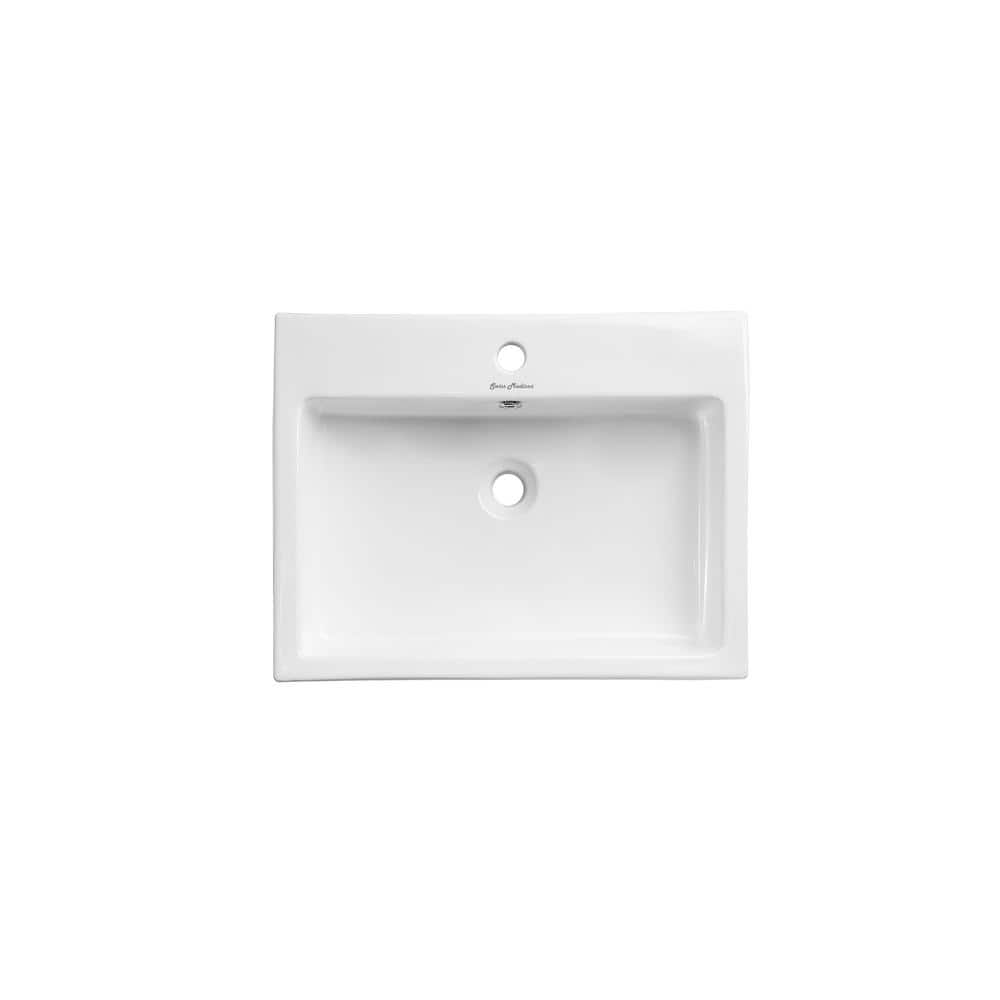Pierre 24" Matte Black Metal Frame Freestanding Bathroom Vanity