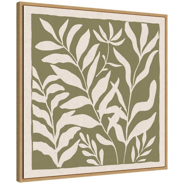 Quadro Su Tela Kate And Laurel Sylvie Lone Joshua Tree – 102x46 Cm, Stampa Desertica Incorniciata, Colore Naturale - 2