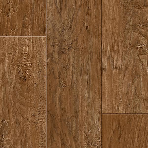 IVC Gunner Brown Oak 13.2 ft. Wide Residential Vinyl Sheet