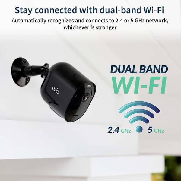 Arlo Pro 5S 2K Single Cam, Black VMC4060B-100NAS - The Home Depot