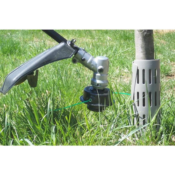 10 Pack Tree Trunk Protectors - Expandable Plant Guards With Locking Hooks For Lawn Care Protection