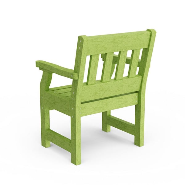 Wildridge Heritage Lime Green HDPE Plastic Outdoor Garden Chair