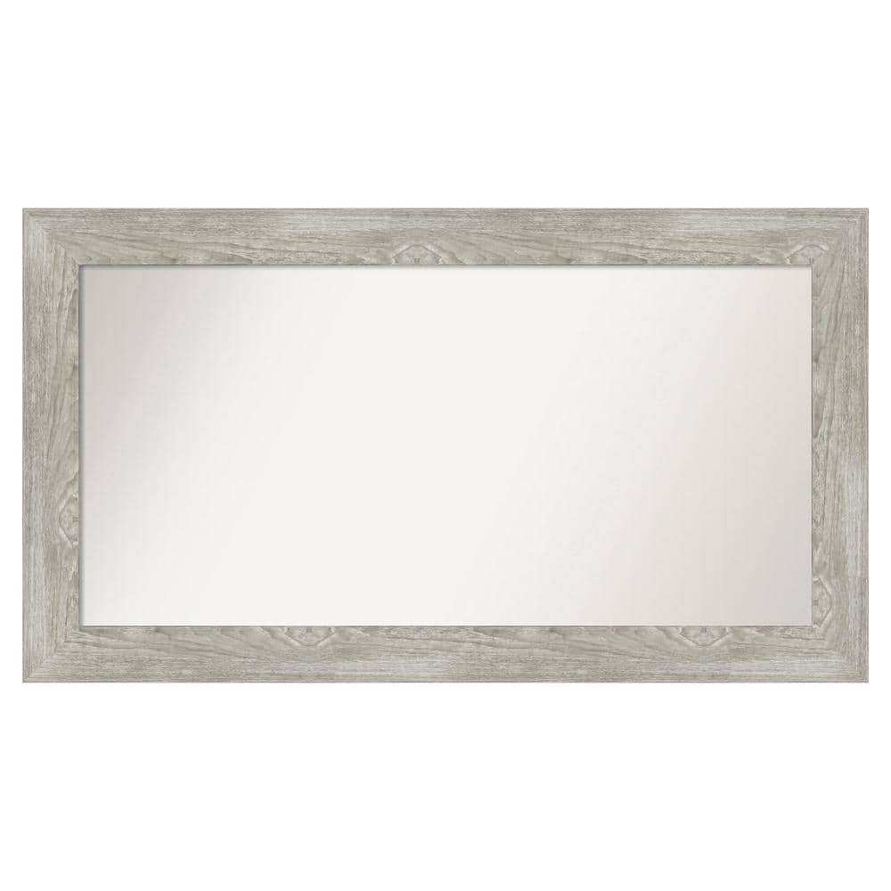 Dove Greywash 48 in. x 27 in. Custom Non-Beveled Distressed Recyled Polystyrene Bathroom Vanity Wall Mirror price history on PriceWatchPro