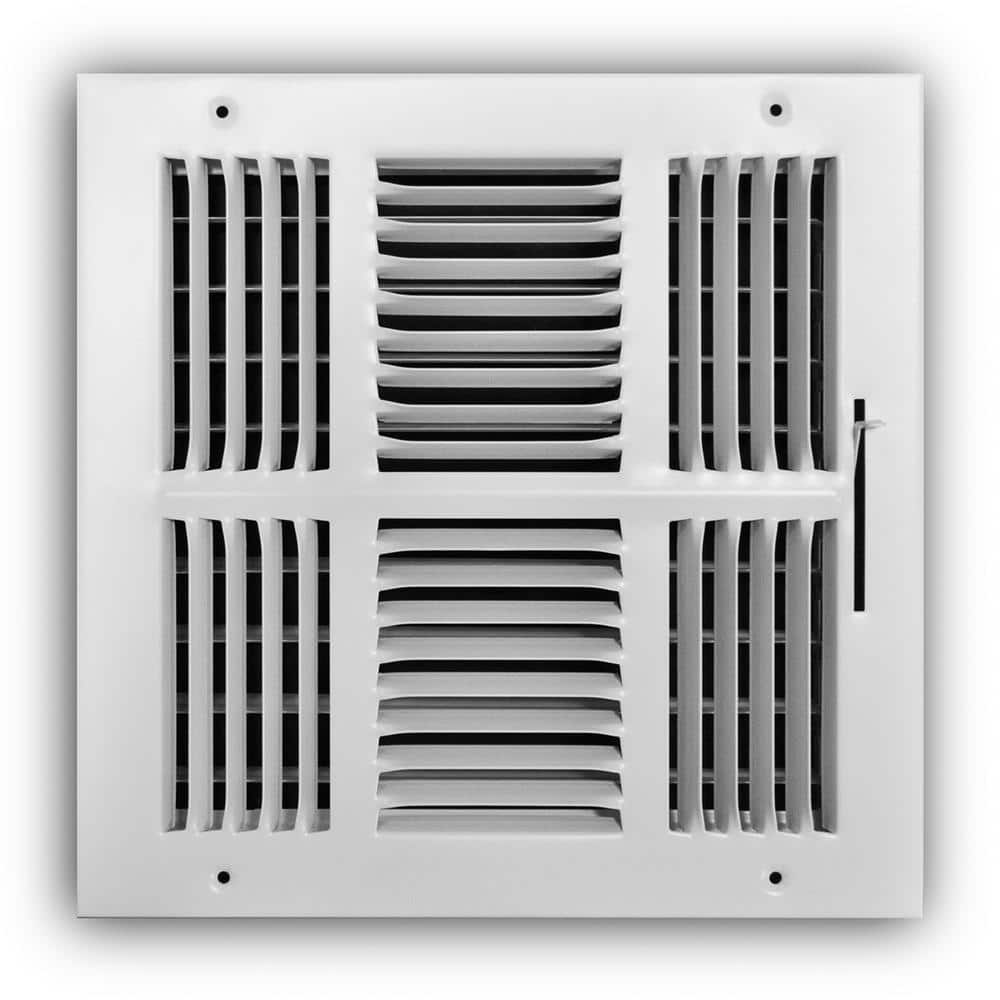 Everbilt 10 in. x 10 in. Steel Return Air Grille in White E17010X10 - The  Home Depot