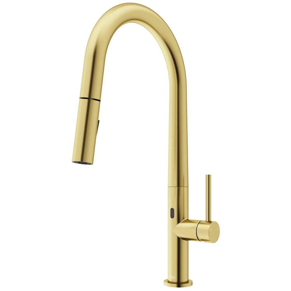VIGO Greenwich Single-Handle Pull-Down Sprayer Kitchen Faucet with