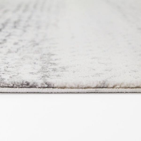 Samuel Grey/Cream 5 ft. x 7 ft. Area Rug