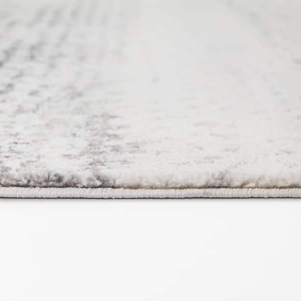 Samuel Grey/Cream 8 ft. x 10 ft. Area Rug