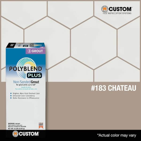 Polyblend Plus #183 Chateau 10 lb. Unsanded Grout
