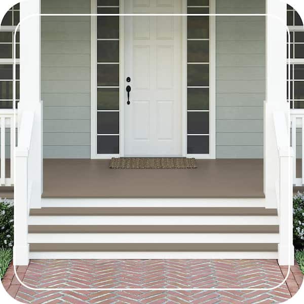 1 gal. #ECC-25-1 Rocky Ridge Textured Low-Lustre Enamel Interior/Exterior Porch and Patio Anti-Slip Floor Paint