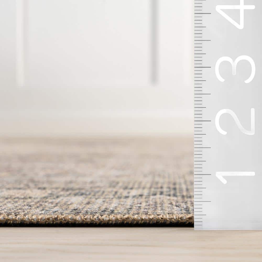 Deidra Brown Rectangular Synthetic 4' x 6' Area Rug