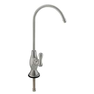 10 in. Classic Single-Handle Handle Cold Water Dispenser Faucet, Stainless Steel