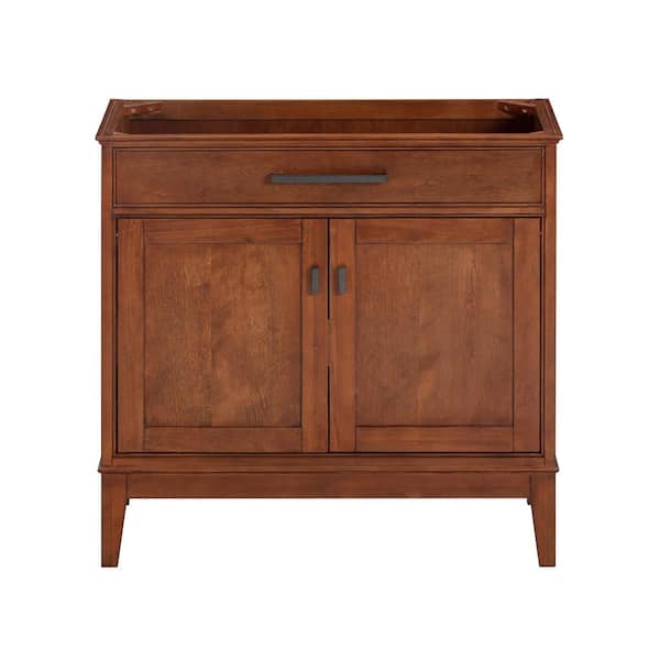 Avanity Madison 36 in. Bath Vanity Cabinet without Top in Tobacco