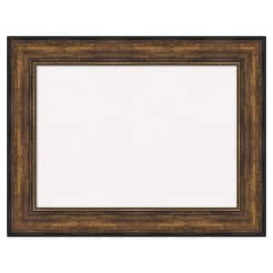 Ballroom Bronze White Corkboard 36 in. x 28 in. Bulletin Board Memo Board