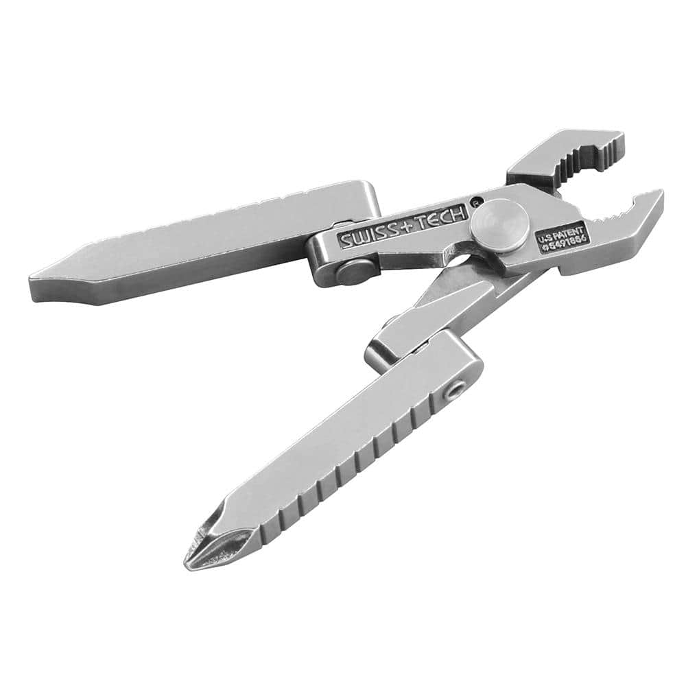 Swiss+Tech 6-in-1 Micro-Tech Key Ring Tool ST50022 - The Home Depot