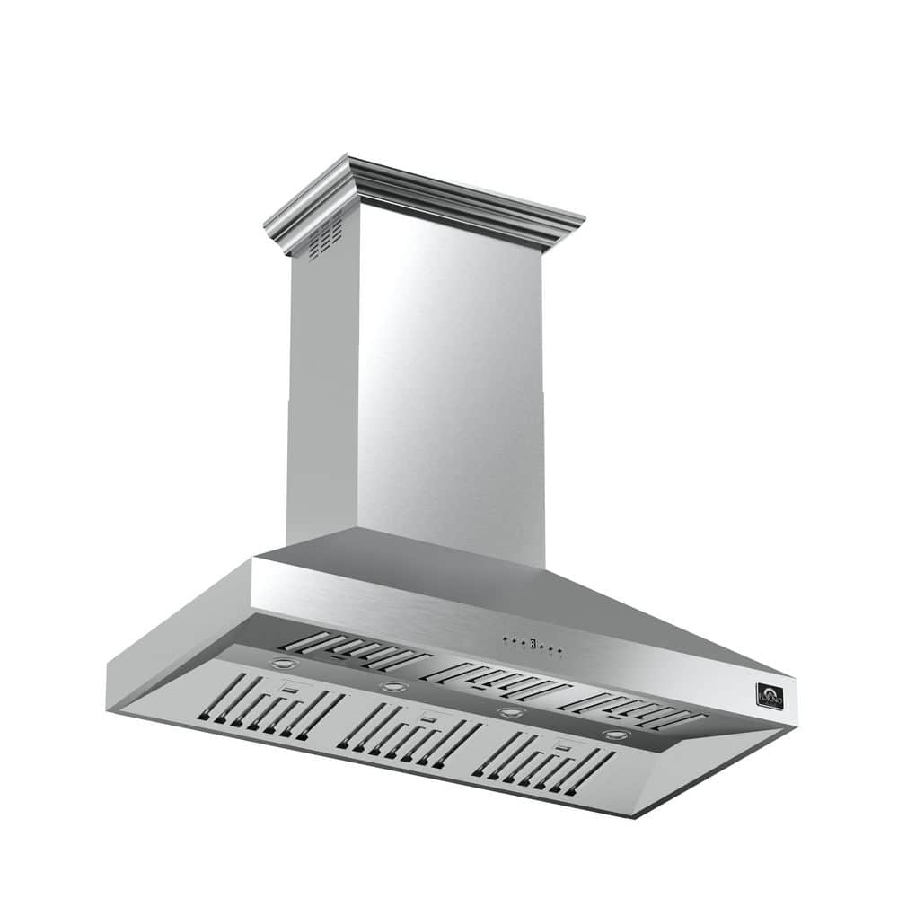 Orvieto 48-Inch Stainless Steel Wall Mounted Range Hood