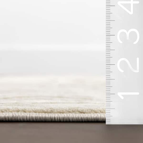 Belen Cream 8 ft. x 10 ft. Modern Abstract Area Rug