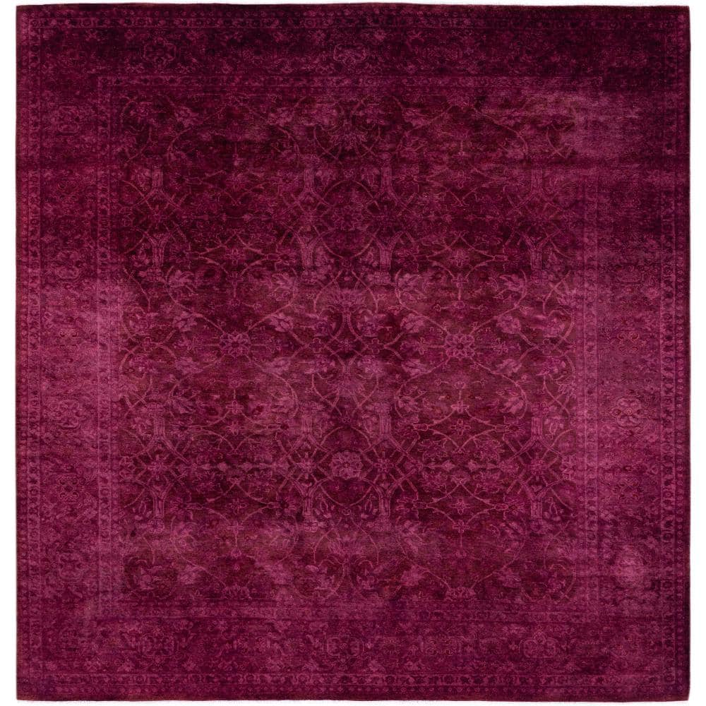 Fine Vibrance Purple 8 X 10 Hand-Knotted Wool Indoor Area Rug price history on PriceWatchPro