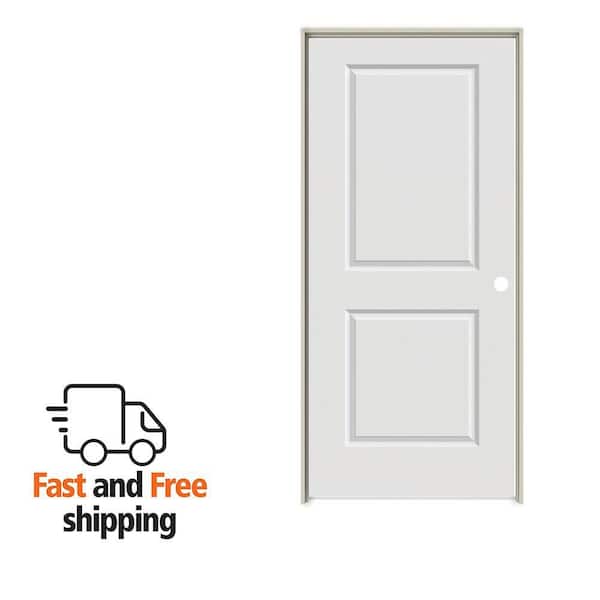 MMI DOOR 34 in. x 80 in. Smooth Caiman Left-Hand Solid Core Primed