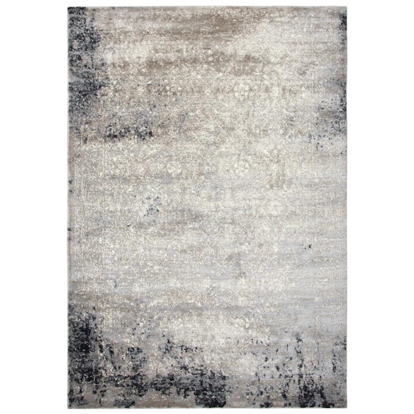 Rizzy Home Encore Beige/Brown 5 ft. 2 in. x 7 ft. 3 in. Rectangle Area Rug