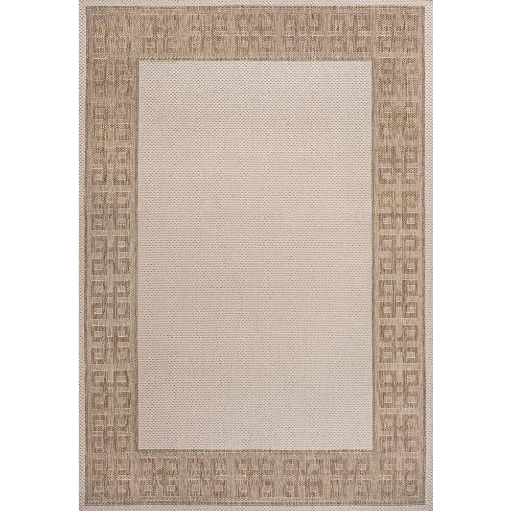 JONATHAN Y Athena Classic Geometric Border Cream/Beige 4 ft. x 6 ft ...