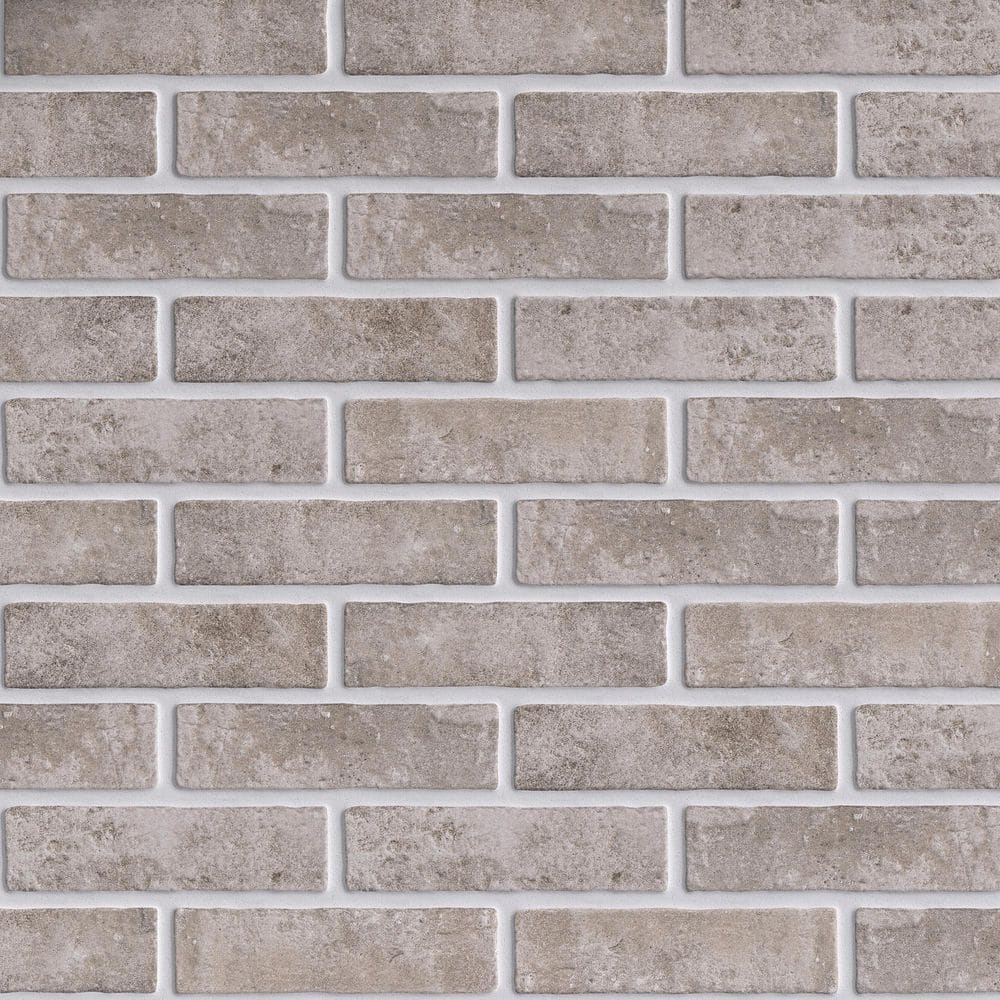 MOLOVO Jerica Ceniza Brick 2.95 in. x 11 in. Matte Porcelain Floor
