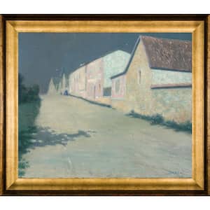 Evening in Giverny by John Leslie Breck Athenian Gold Framed Nature Oil Painting Art Print 25 in. x 29 in.