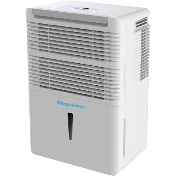 Keystone 35-Pint Dehumidifier with Electronic Controls in White