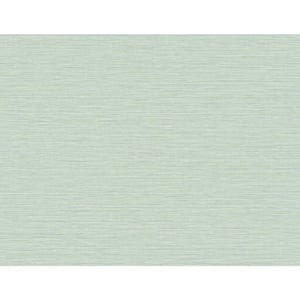 60.75 sq. ft. Bundled Sage Silk Embossed Vinyl Unpasted Wallpaper Roll