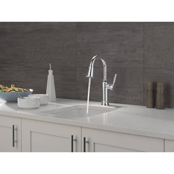 Delta Renaldi Single Handle Bar Faucet in Lumicoat Chrome 9984-PR