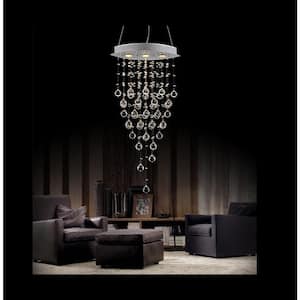 Robin 3 Light Down Chandelier With Chrome Finish