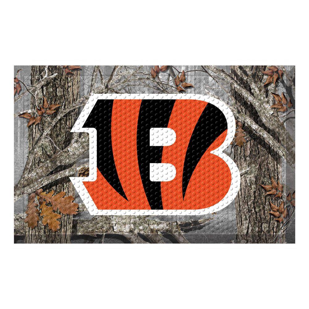 FANMATS NFL - Cincinnati Bengals 18 in. x 30 in. Rubber Door Mat 19939 -  The Home Depot