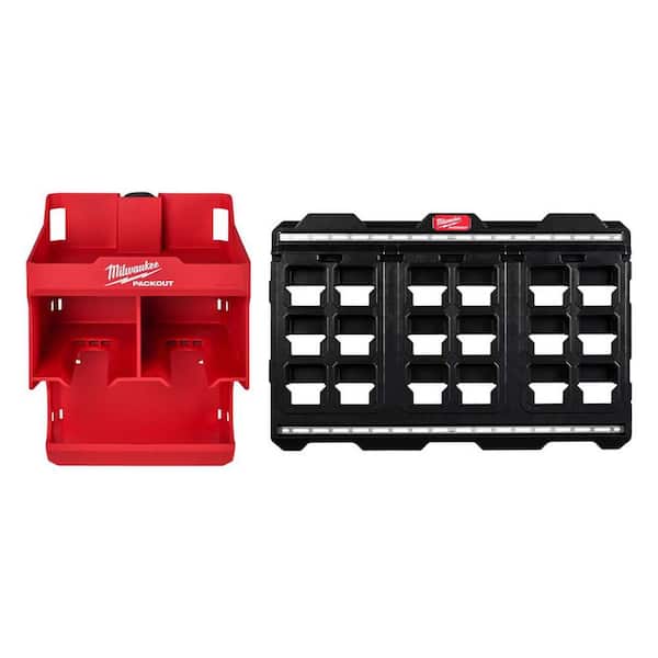 PACKOUT 14 in. H x 10 in. W Slatwall Accessories With Tool Holders in Red