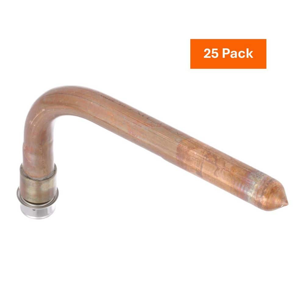 PureFlow 3/4 in. Press x 3/4 in. FTG Zero Lead Brazed Copper 90 Degree Stub-Out (25-Pack) price history on PriceWatchPro