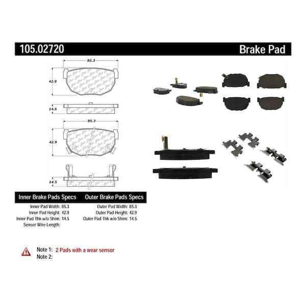Centric Parts Disc Brake Pad Set